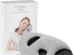 Ostrichpillow Mini Pillow Travel Pillow for Men Women Kids Comfort, Compact & Lightweight, Versatile Sleeping Positions, Easy Clean