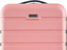 Travelers Club Harper Luggage, Rose Gold, 20-Inch Carry-On
