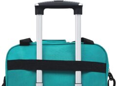 Wrangler Smart Luggage Cup Holder and USB Port, Teal, 2 Piece Set