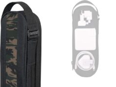 Side by Side Cable Organizer Tech Bag for Laptop Accessories | Electronic Organizer Travel Case for Cord & Tech Gadgets | Small Charger Organizer Pouch for Travel Essentials