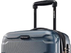 Samsonite Omni PC Hardside Expandable Luggage with Spinner Wheels, Carry-On 20-Inch, Teal