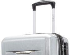 Samsonite Winfield 3 DLX Hardside Luggage with Spinners, Carry-On 20-Inch, Silver