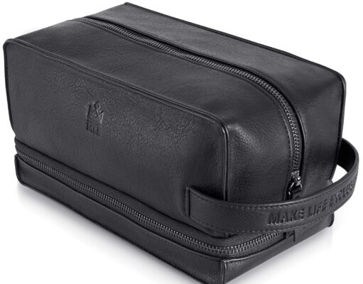 Leather Toiletry Bag for Men, Gift For Men, Mens Travel Bag Toiletry, Leather Shaving Bag, Leather Dopp Kit for Men, Mens Leather Toiletry Bag, Mens Travel Toiletry Bag, Hygiene & Grooming Kit