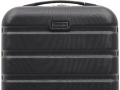 Travelers Club Harper Luggage, Black, 20-Inch Carry-On