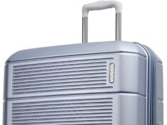 American Tourister Stratum 2.0 Expandable Hardside Luggage with Spinner Wheels, 28″ SPINNER, Slate Blue