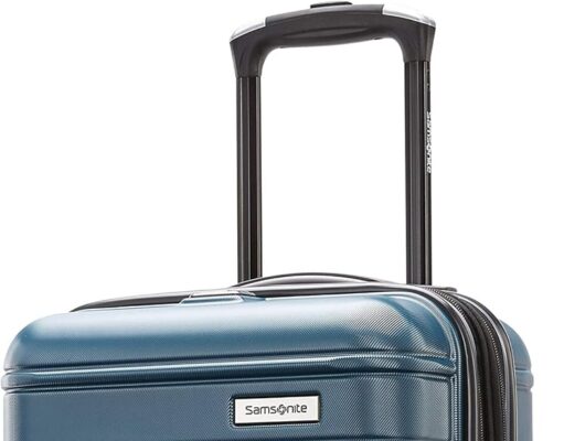 Samsonite Omni 2 Hardside Expandable Luggage with Spinners, Nova Teal, Carry-On 19-Inch