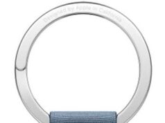 Apple AirTag FineWoven Key Ring – Pacific Blue, Holder Only