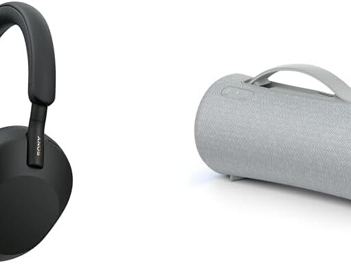 Sony WH-1000XM5 The Best Wireless Noise Canceling Headphones & SRS-XG300 X-Series Wireless Portable-Bluetooth Party-Speaker IP67
