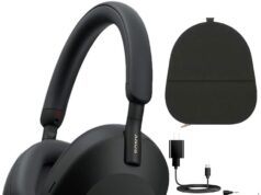 Sony WH-1000XM5 Noise Canceling Wireless Over-Ear Headphones (Black) & Case (Renewed)