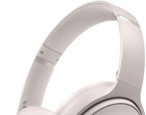 Bose QuietComfort 45 Noise Canceling Bluetooth Headphones (White Smoke)