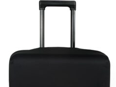 Explore Land Travel Luggage Cover Suitcase Protector Fits 27-30 Inch Luggage (Black, L)