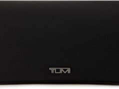 TUMI – Plus Small Organizer – Foldable Travel Organizer Perfect for Sunglasses, Toiletries, Makeup – Stain & Water-Resistant – Black & Gunmetal