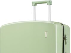 Hanke 28 Inch Luggage with Spinner Wheels Lighweight PC Hard Shell Suitcases TSA Luggage Hardside Checked Large Luggage for Travel Rolling Luggage Bag(Bamboo Green)