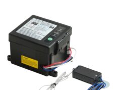 Bright Way 2382 Complete Trailer Breakaway Kit Side Load with LED Charge Indicator 12V5AH Battery Emergency Trailer Brake Switch