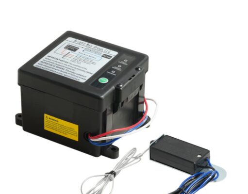 Bright Way 2382 Complete Trailer Breakaway Kit Side Load with LED Charge Indicator 12V5AH Battery Emergency Trailer Brake Switch