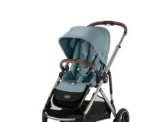 Cybex Gazelle S All-in-One Toddler and Baby Stroller with Over 20 Modular Configurations, Ergonomic Near-Flat Recline, Shopper Basket, and Compact Fold, Sky Blue