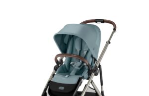 Cybex Gazelle S All-in-One Toddler and Baby Stroller with Over 20 Modular Configurations, Ergonomic Near-Flat Recline, Shopper Basket, and Compact Fold, Sky Blue