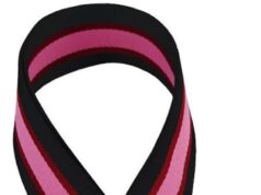 Bag Straps Belt Replacement Crossbody Handbag Strap Shoulder Bag Strap Adjustable Luggage Straps Black Clasp Pink-Black