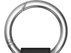 Compatible with AirTag Case Keychain Air Tag Holder Silicone AirTags Key Ring Cases Tags Chain Apple AirTag GPS Item Finders Accessories,Black