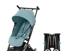 Cybex Libelle 2 Travel pockit Baby Stroller – Lightweight Carry-On Travel Stroller for Airplane with One-Hand Recline, Compatible with CYBEX Car Seats, Stormy Blue