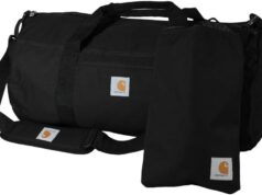 Carhartt Trade Series 2-in-1 Packable Duffel with Utility Pouch, Black, Medium (21.5-Inch)