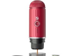 BENFUCHEN Portable Espresso Machine For Travel, USB-C Charging, Self-Heating Electric Espresso Maker, 19 Bar Mini Coffee Maker On the Go For Camping & Hiking For Ground Coffee & NESPRESSOpods, Red
