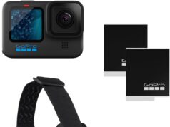 GoPro HERO11 Black Bundle – Includes HERO11 Black Camera, Head Strap + QuickClip, and Enduro Battery (2 Total)