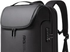 BANGE Men’s Anti-Theft Backpack,Waterproof Fashion Travel Backpacks,High Tech Backpack with USB3.0 Charging Port,Business Laptop Backpack Fits 17.3 Inch Notebook…