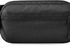 tomtoc 1.5L Sling Bag with RFID Blocking, Crossbody Bag Minimalist Chest Shoulder Pack for Men and Women, Water-resistant Lightweight Carry Casual Bag for Travel, Daily Use