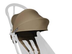 BABYZEN YOYO 6+ Color Pack, Toffee – Textiles Only: Seat Cushion, Matching Canopy & Zippered Back Pocket – Requires YOYO2 Frame (Sold Separately)