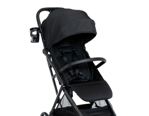 Delta Children Icon Ultra Compact Travel Stroller – Greenguard Gold Certified, Black