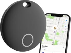 Air Tracker Tags GPS Tracker, Key Finder Bluetooth Luggage Tracker with Keychain, Works with Apple Find My (iOS Only), Item Locator for Key, Wallet, Suitcase, Bags, IP67 Waterproof, Battery Include