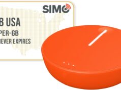 SIMO Solis Lite 4G LTE WiFi Mobile Hotspot + 5GB US Data Card, Local & International Coverage Router, Multi-Carrier Access, No Contract or SIM Card Required, 10 Connected Devices, 1GB/Month Lifetime