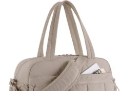 BAGSMART Gym Bag for Women, Duffle Bag for Travel with Wet Pocket, Carry on Weekender Bags for Women, Water Resistant Travel Bag Duffel Bag