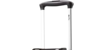 Coolife Luggage Aluminium Frame Suitcase TSA Lock 100% PC 20in 24in 28in (Sliver, L(28in))