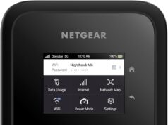 NETGEAR Nighthawk M6 5G Mobile Hotspot, 5G Router with Sim Card Slot, 5G Modem, Portable WiFi Device for Travel, Unlocked with Verizon, AT&T, and T-Mobile, WiFi 6, 2.5Gbps (MR6150)