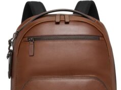 TUMI Harrison Warren Backpack – 15-Inch Laptop Backpack – Stylish Women’s & Men’s Backpack for Travel & Business – Cognac Leather