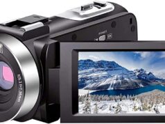 Video Camera Camcorder Full HD 1080P 30FPS 24.0 MP IR Night Vision Vlogging Camera Recorder 3.0 Inch IPS Screen 16X Zoom Camcorders Camera Remote Control with 2 Batteries