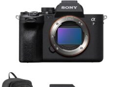 Sony Alpha a7 IV Full Frame Mirrorless Interchangeable Lens Digital 4K Camera, Black – Bundle with 128GB SD Memory Card, Camera Backpack, Extra Battery