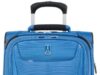 Travelpro Maxlite 5 Softside Expandable Upright 2 Wheel Carry on Luggage, Lightweight Suitcase, Men and Women, Azure Blue, Carry On 22-Inch
