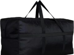 Extra Large Storage Duffle Bag with Zippers and Handles, Big Foldable Duffle Bag for Travel