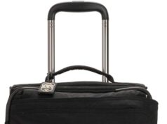Kipling Spontaneous Softside Spinner Wheel Luggage, Integrated TSA Accepted Lock, Black Noir, Carry-On 21,KI5508