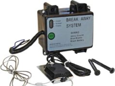 Trailer Breakaway Kit – LED Readout – Breakaway Switch – Battery – Built-in Charging Circuit