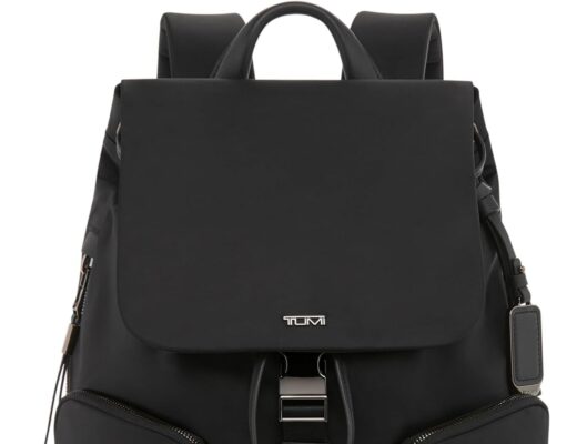 TUMI – Voyageur Ramsay Backpack – Ladies’ Fashion Backpack for Travel, Business, Work – Commuter Bag – Fits Laptop Up to 14″ – Black/Gunmetal