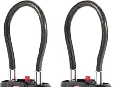 SURE LOCK TSA Compatible Travel Luggage Locks, Inspection Indicator, Easy Read Dials TSA Approved with Zinc Alloy