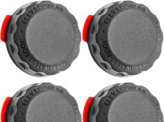 Elevation Lab TagVault™ Surface AirTag Adhesive Mount – The Original Waterproof AirTag Stick-On Holder | 3M VHB, Ultra-Durable, Screw-On Design, Find Your Bike, Car, Skis, & More (4-Pack)