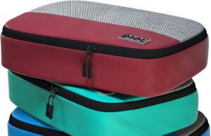 Packing Cubes for Suitcases – 5 Pcs set of Packing Cubes for Travel – Packing Cubes for Carry on Suitcase Organizer Bags – Travel Cubes Travel Organizer Bags for Luggage