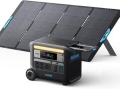 Anker SOLIX F2000 Solar Generator, 2048Wh Portable Power Station with LiFePO4 Batteries and 400W Solar Panel, GaNPrime Technology, 4 AC Outlets Up to 2400W for Home, Power Outages, Camping, and RVs