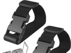 2PCS Add a Bag Luggage Straps for Suitcase, Adjustable Suitcase Strap, Travel Accessories Travel Attachment for Connecting Two Suitcases or Smaller Packages Together -Black