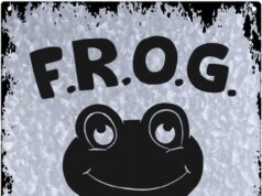 F.R.O.G Gifts Fully Rely On God Galvanized Metal Signs Farmhouse Decor For Classroom, white